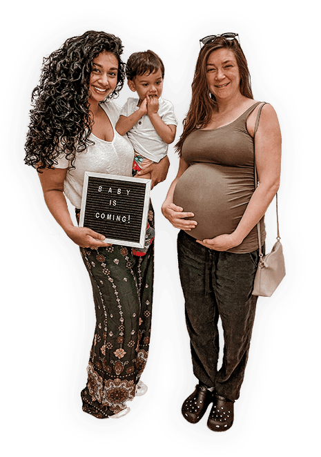 Chiropractor-Orlando-FL-Scherina-Alli-with-Patient-Baby-is-Coming.png